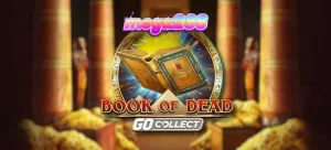 Pemandangan atmosferik kuil kuno dalam Book of Dead GO Collect