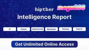 Grafik abstrak yang melambangkan konektivitas industri dan analisis data digital.